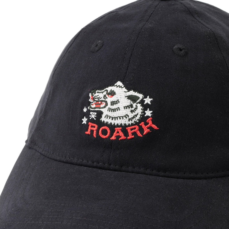 ROARK REVIVAL　キャップ　"WOLFPACK 6PANEL CAP - LOW"　(Black)