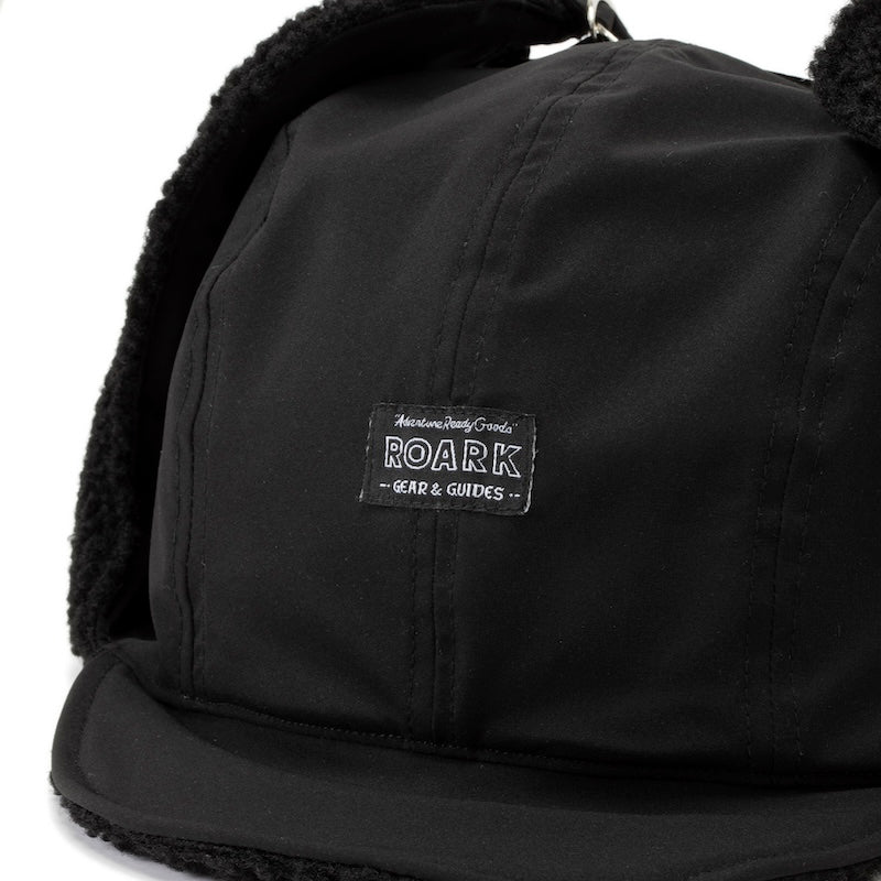 ROARK REVIVAL　キャップ　"CAMP FLIGHT CAP - HIGH"　(Black)