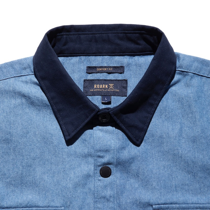 ROARK REVIVAL　L/Sシャツ　"NORDSMAN DENIM SHIRT"　(Denim)