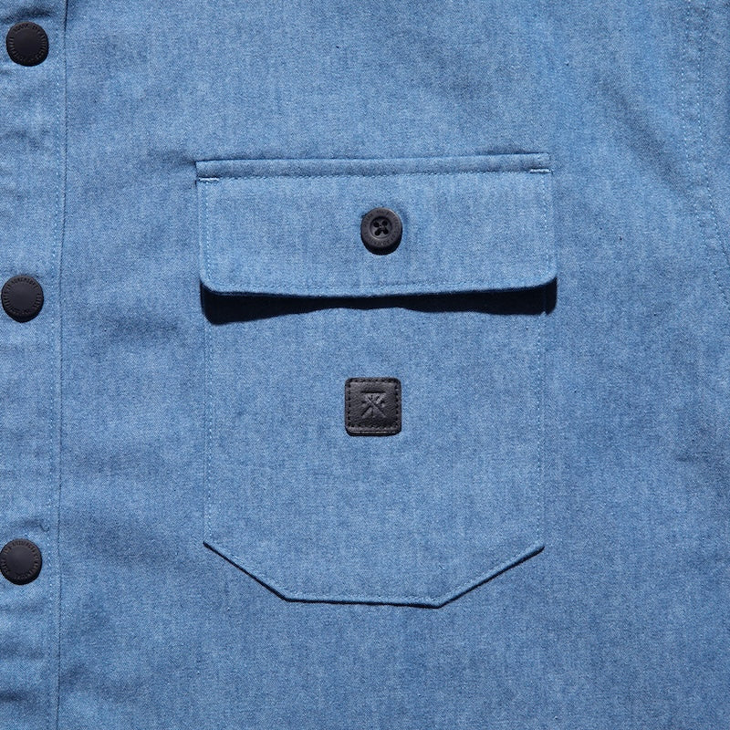 ROARK REVIVAL　L/Sシャツ　"NORDSMAN DENIM SHIRT"　(Denim)
