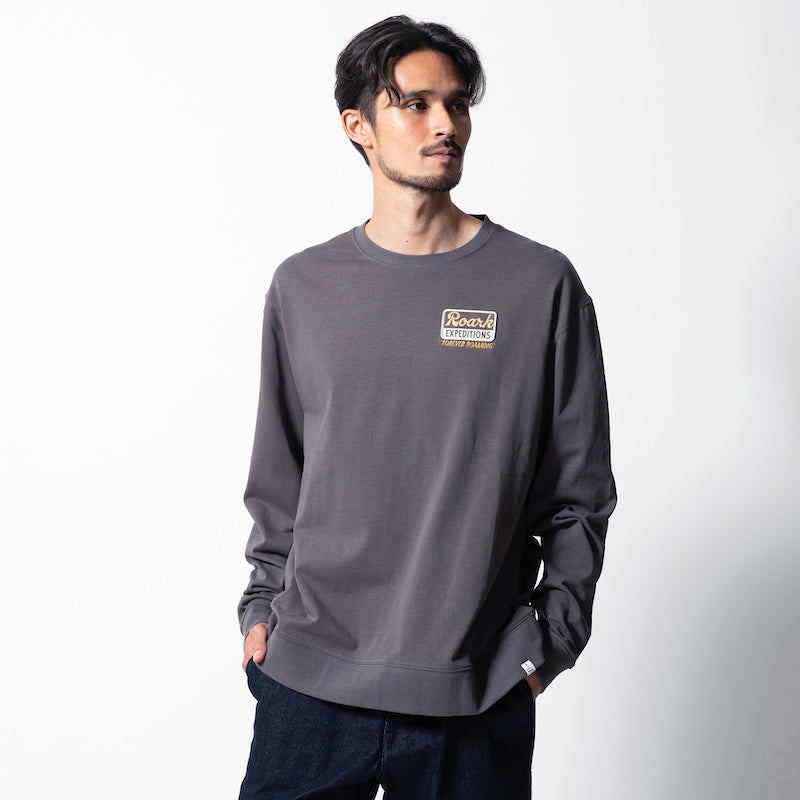 ROARK REVIVAL　L/STシャツ　"EXPEDITIONS FOREVER 9.3oz H/W L/S TEE"　(Charcoal)