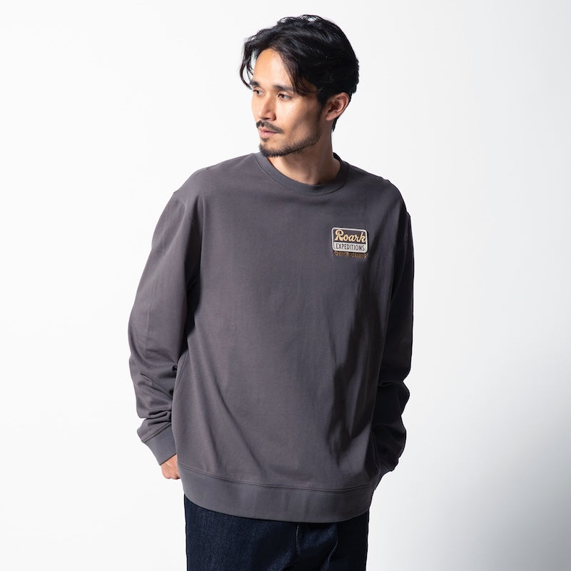 ROARK REVIVAL　L/STシャツ　"EXPEDITIONS FOREVER 9.3oz H/W L/S TEE"　(Charcoal)