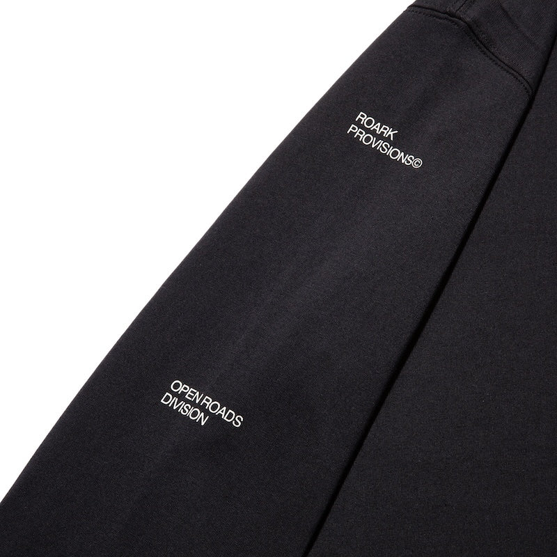ROARK REVIVAL　L/STシャツ　"PROVISIONS L/S TEE"　(Black)