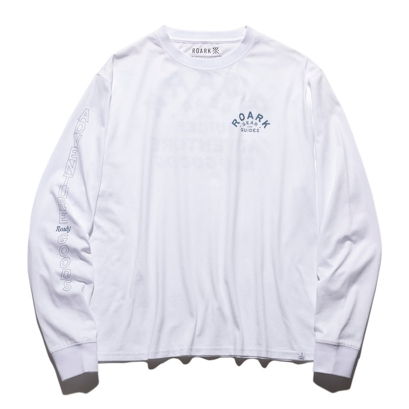 ROARK REVIVAL　L/STシャツ　"GEAR & GUIDES L/S TEE"　(White)