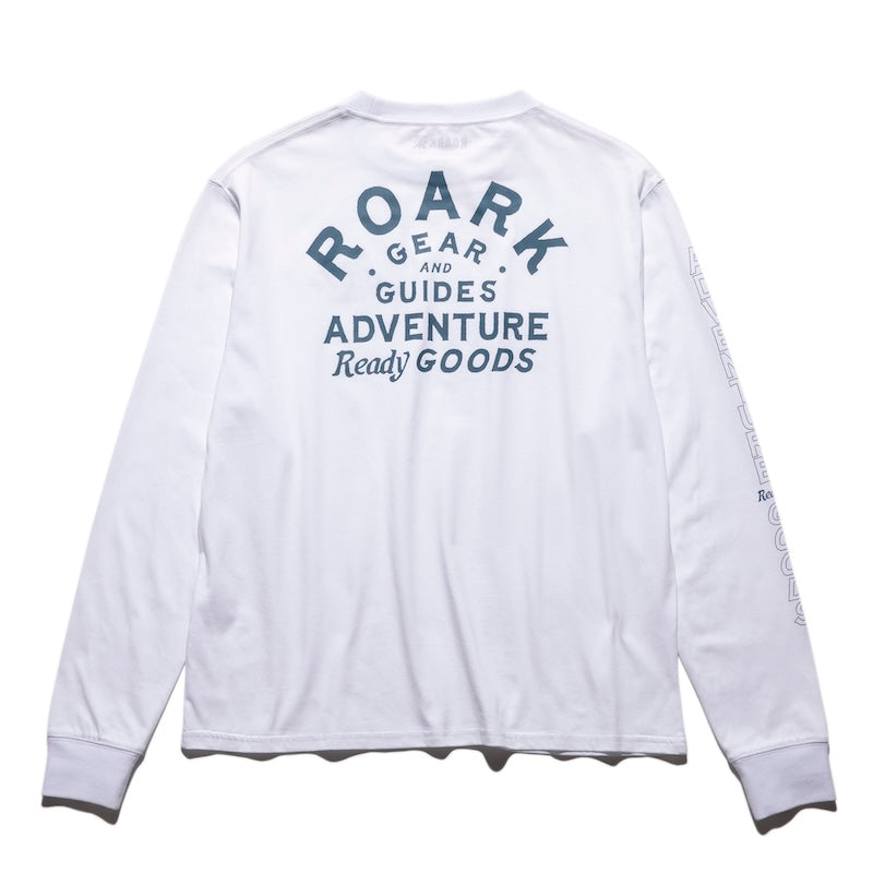 ROARK REVIVAL　L/STシャツ　"GEAR & GUIDES L/S TEE"　(White)