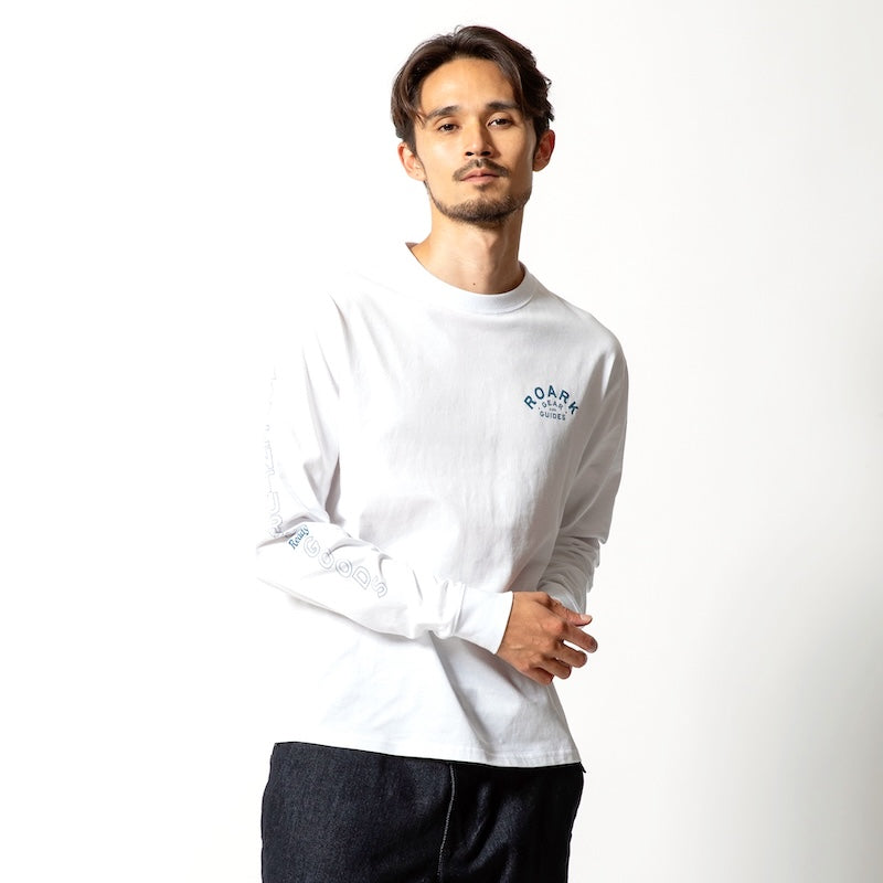 ROARK REVIVAL　L/STシャツ　"GEAR & GUIDES L/S TEE"　(White)