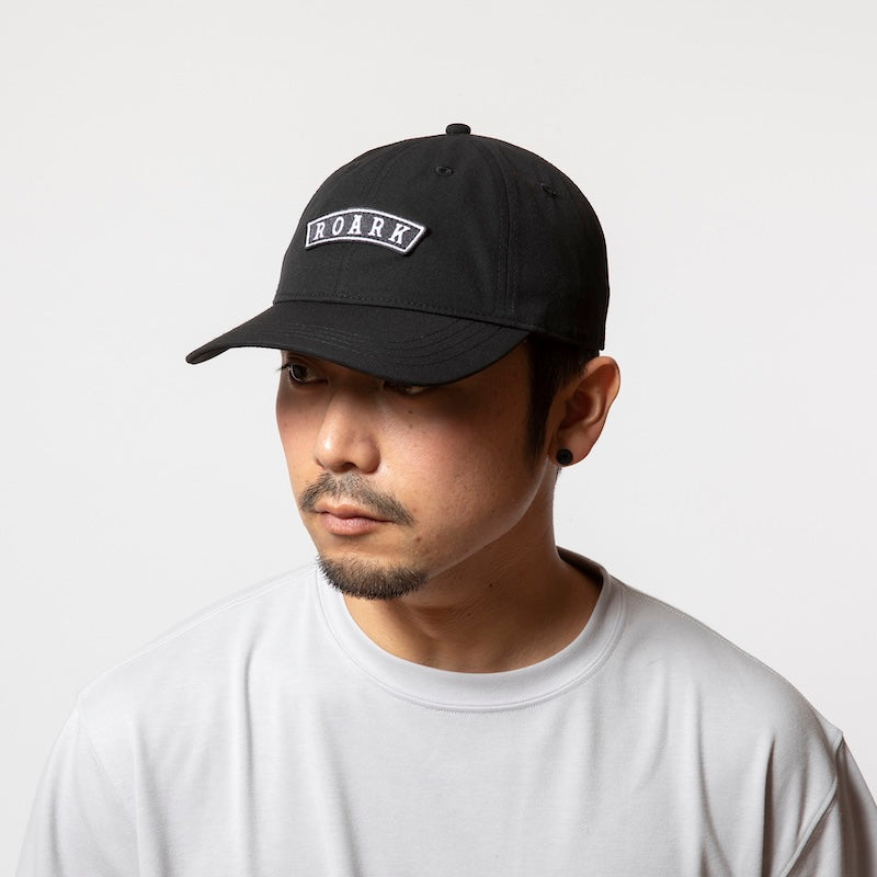 ROARK REVIVAL　キャップ　"MEDIEVAL ROAMFREE 6PANEL CAP - MID"　(Black)