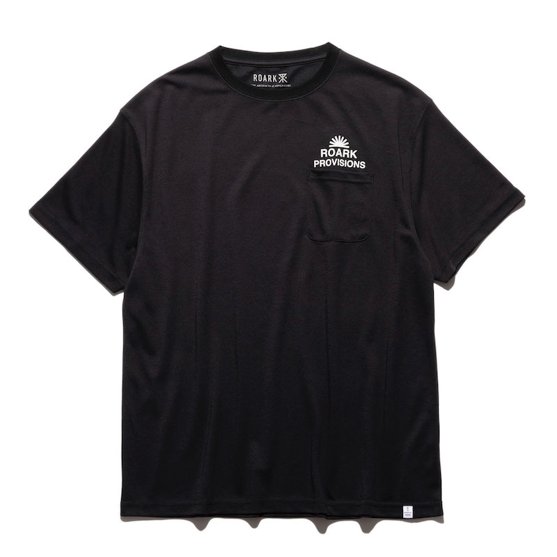 ROARK REVIVAL　Tシャツ　"PROVISIONS Dri-Release TEE"　(Black)