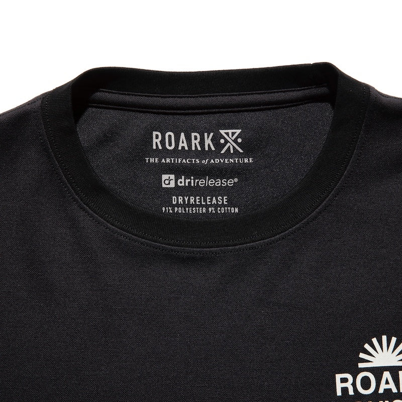 ROARK REVIVAL　Tシャツ　"PROVISIONS Dri-Release TEE"　(Black)