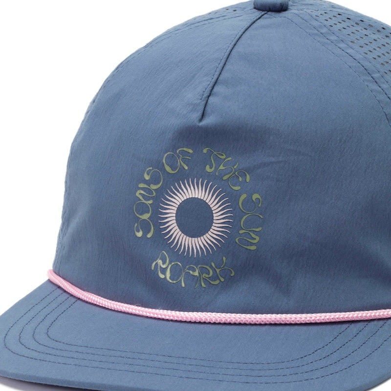 ROARK REVIVAL　キャップ　"SONS OF THE SUN 5PANEL MESH CAP - MID"　(Folkstone Blue)