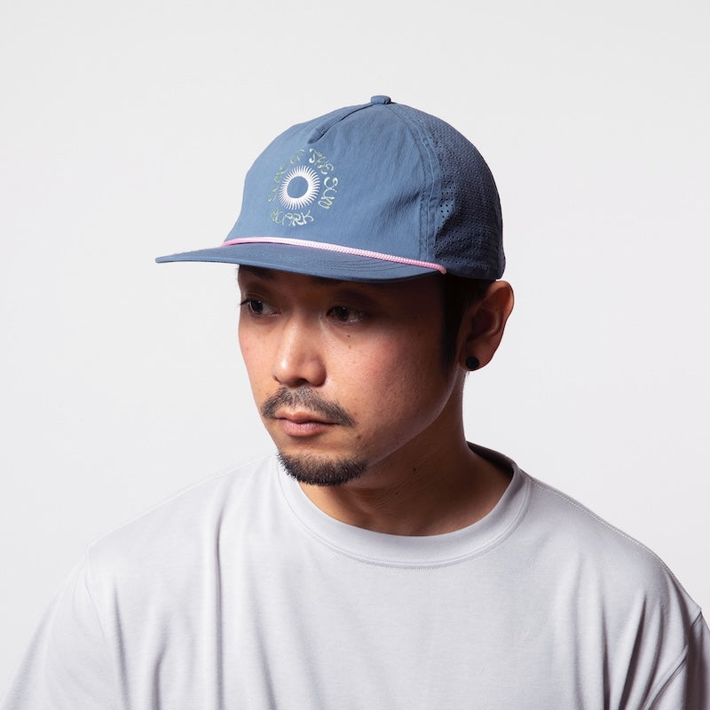 ROARK REVIVAL　キャップ　"SONS OF THE SUN 5PANEL MESH CAP - MID"　(Folkstone Blue)