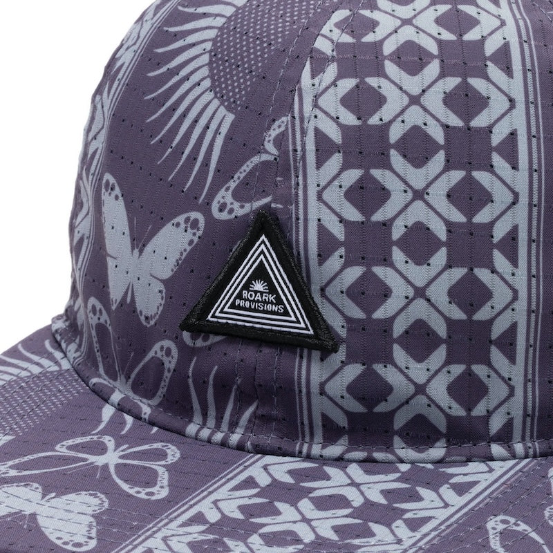 ROARK REVIVAL　キャップ　"BLESS UP 6PANEL CAP - MID"　(Black Butterfly)
