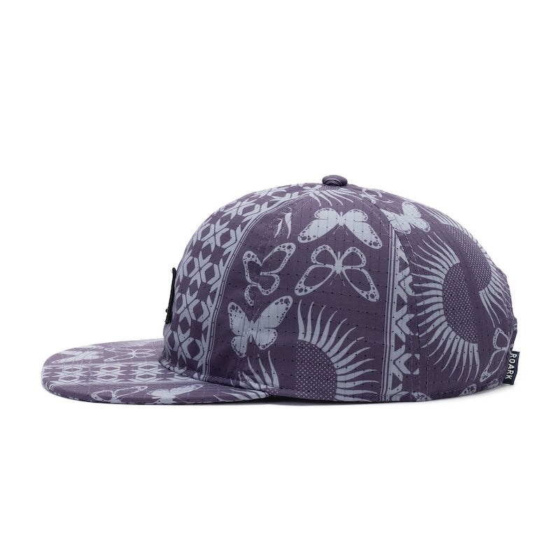 ROARK REVIVAL　キャップ　"BLESS UP 6PANEL CAP - MID"　(Black Butterfly)