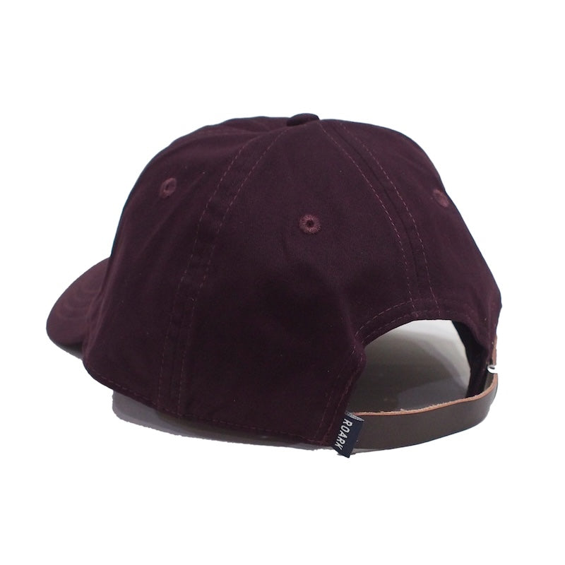 ROARK　キャップ　"F.ROAMING 6PANEL CAP - MID"　(Dark Burgundy)