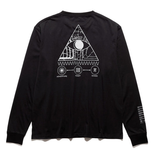 ROARK　L/STシャツ　"3RD EYE L/S TEE"　(Black)