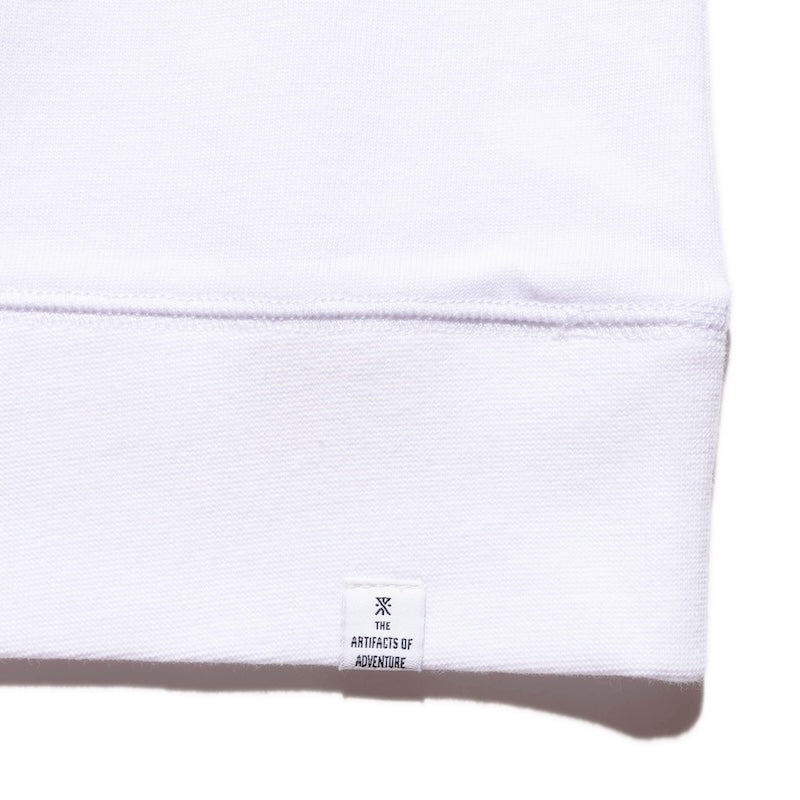 ROARK　L/STシャツ　"SIGN WRITER 9.3oz H/W L/S TEE"　(White)