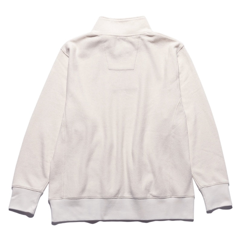 ROARK　ハーフジップスウェット　"H/W HEMPCOTTON H/Z SWEAT"　(White)