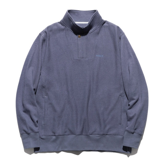 ROARK　ハーフジップスウェット　"H/W HEMPCOTTON H/Z SWEAT"　(Folkstone Blue)