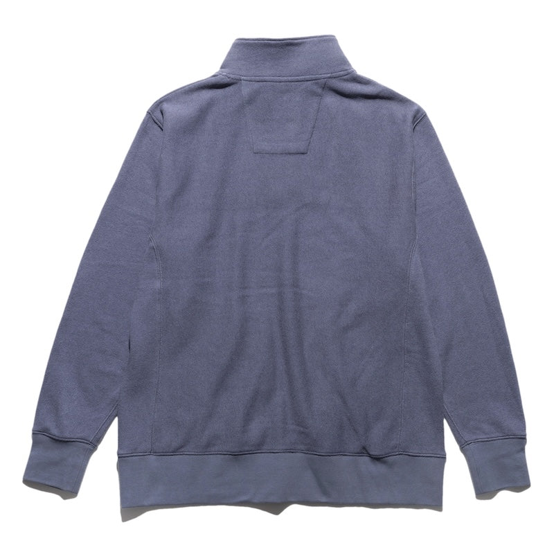 ROARK　ハーフジップスウェット　"H/W HEMPCOTTON H/Z SWEAT"　(Folkstone Blue)