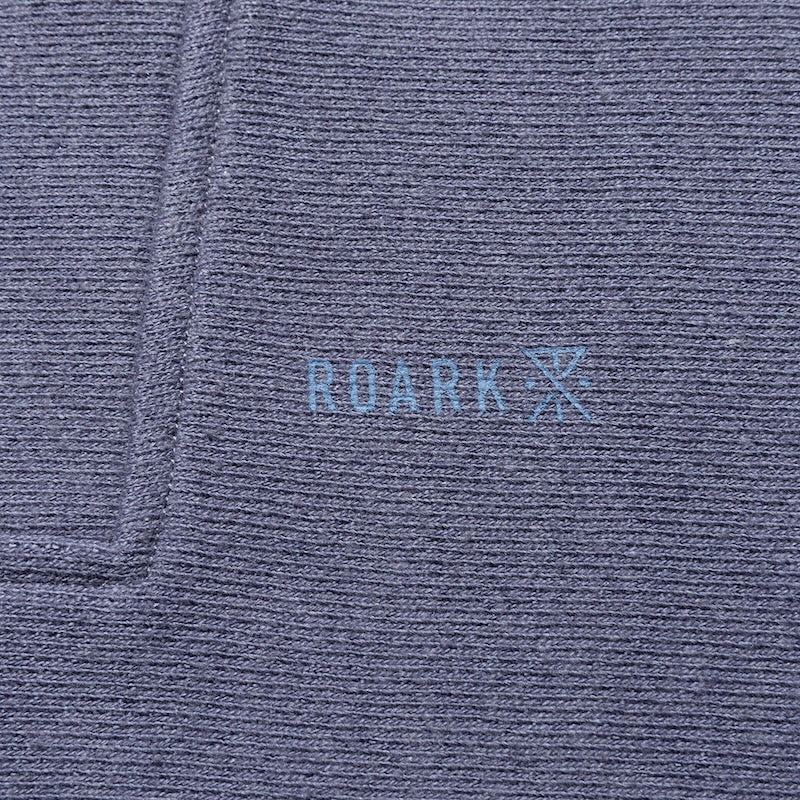 ROARK　ハーフジップスウェット　"H/W HEMPCOTTON H/Z SWEAT"　(Folkstone Blue)
