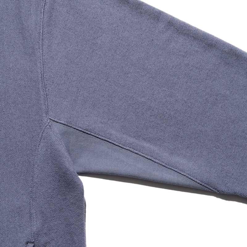 ROARK　ハーフジップスウェット　"H/W HEMPCOTTON H/Z SWEAT"　(Folkstone Blue)