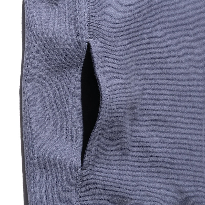 ROARK　ハーフジップスウェット　"H/W HEMPCOTTON H/Z SWEAT"　(Folkstone Blue)