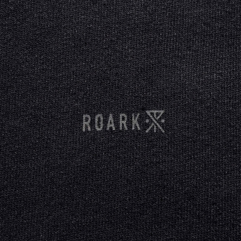 ROARK　クルースウェット　"H/W HEMPCOTTON CREW SWEAT"　(Black)