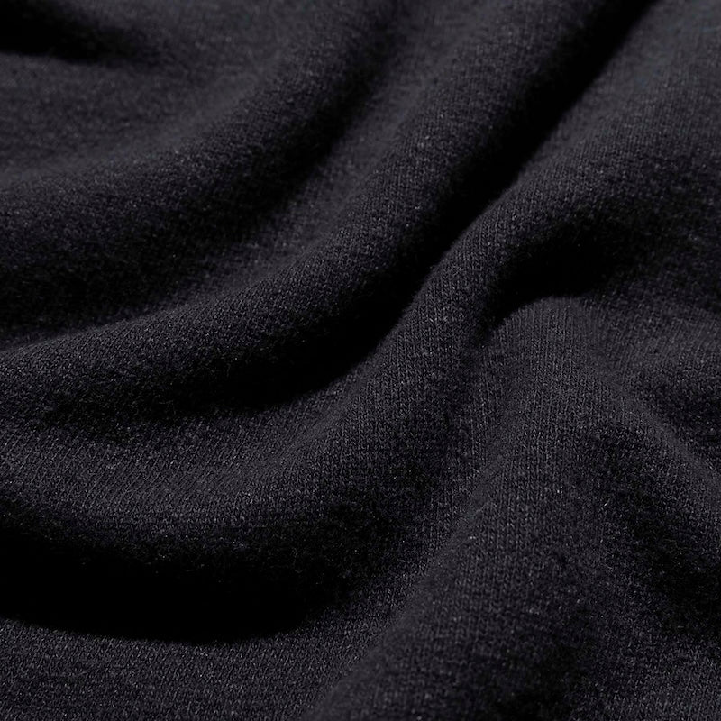 ROARK　クルースウェット　"H/W HEMPCOTTON CREW SWEAT"　(Black)