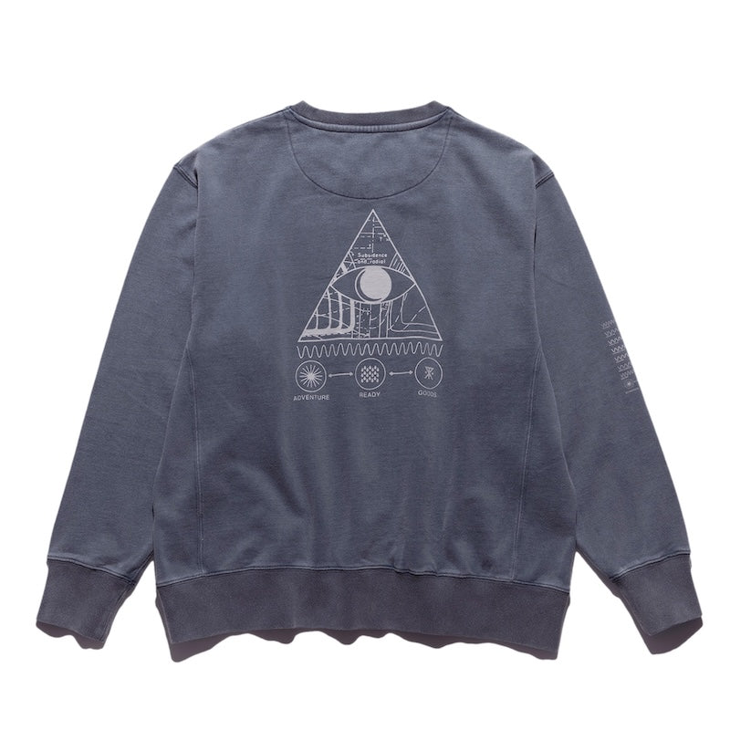 ROARK　クルースウェット　"3RD EYE CREW SWEAT"　(Desert Gray)