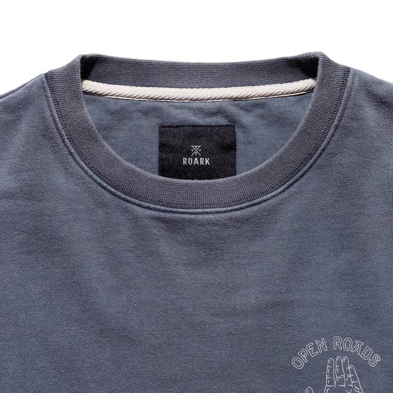 ROARK　クルースウェット　"3RD EYE CREW SWEAT"　(Desert Gray)