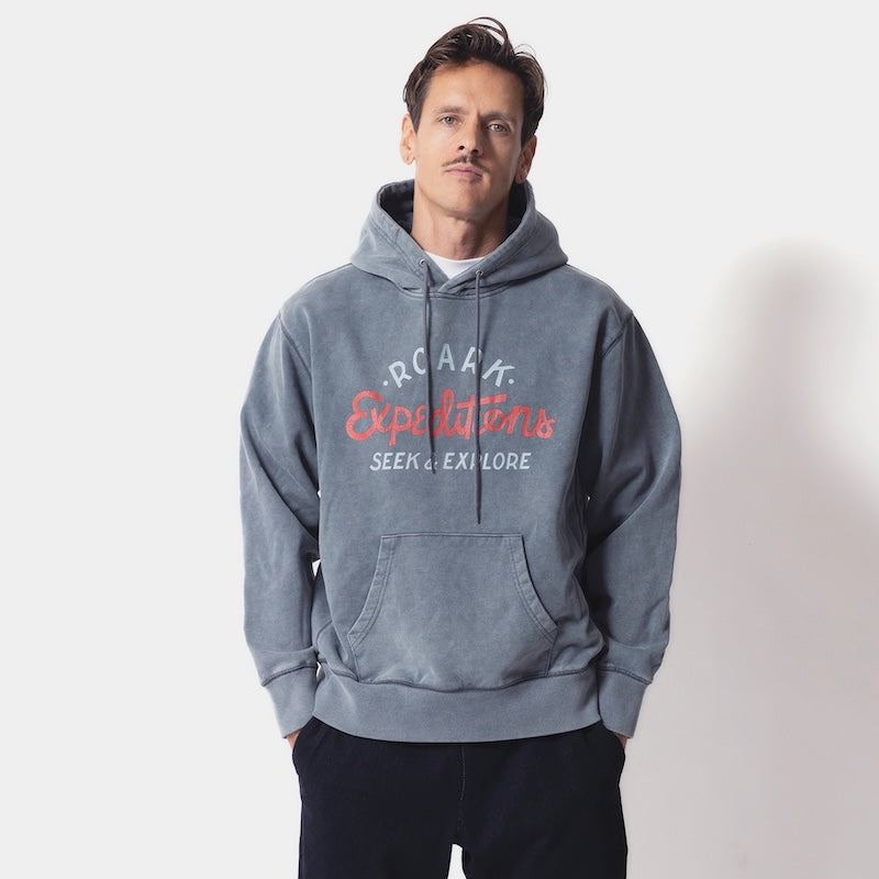 ROARK　パーカー　"SIGN WRITER P/O HOOD SWEAT"　(Desert Navy)