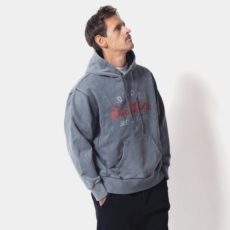 ROARK　パーカー　"SIGN WRITER P/O HOOD SWEAT"　(Desert Navy)
