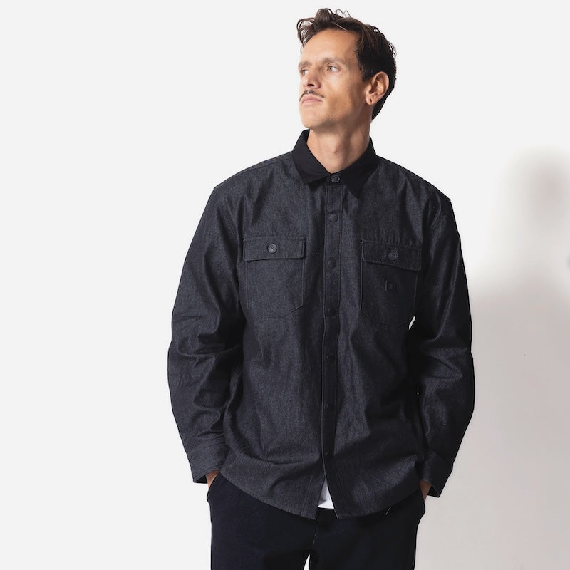 ROARK　L/Sシャツ　"NORDSMAN DENIM SHIRT"　(Raw)