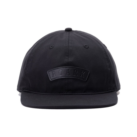 ROARK　キャップ　"RESISTANT TWILL 6PANEL CAP - HIGH"　(Black)