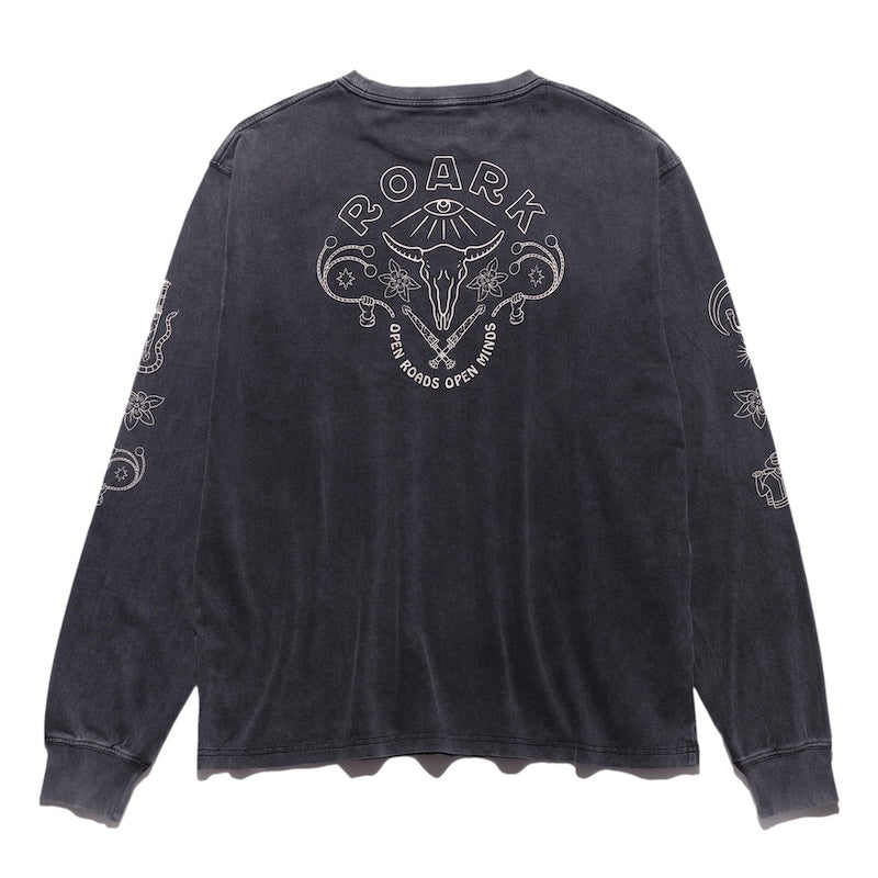 ROARK　L/STシャツ　"ICON L/S TEE"　(Black)