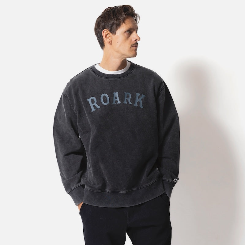 ROARK　クルースウェット　"MEDIEVAL CREW SWEAT"　(Black)