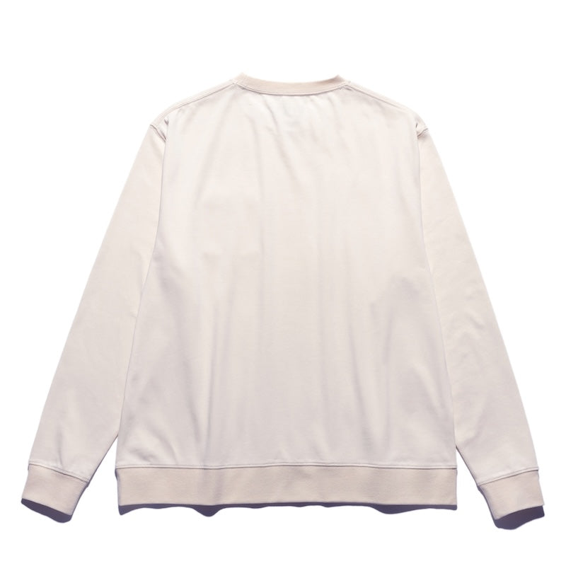 ROARK　L/STシャツ　"LABEL 9.3oz H/W L/S TEE"　(Natural)