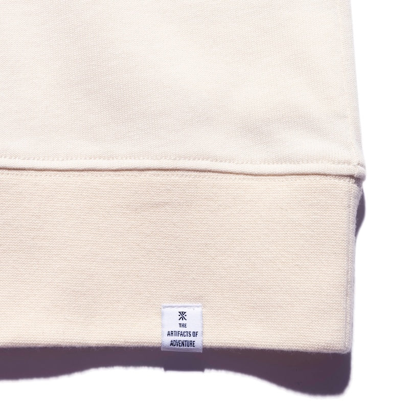 ROARK　L/STシャツ　"LABEL 9.3oz H/W L/S TEE"　(Natural)