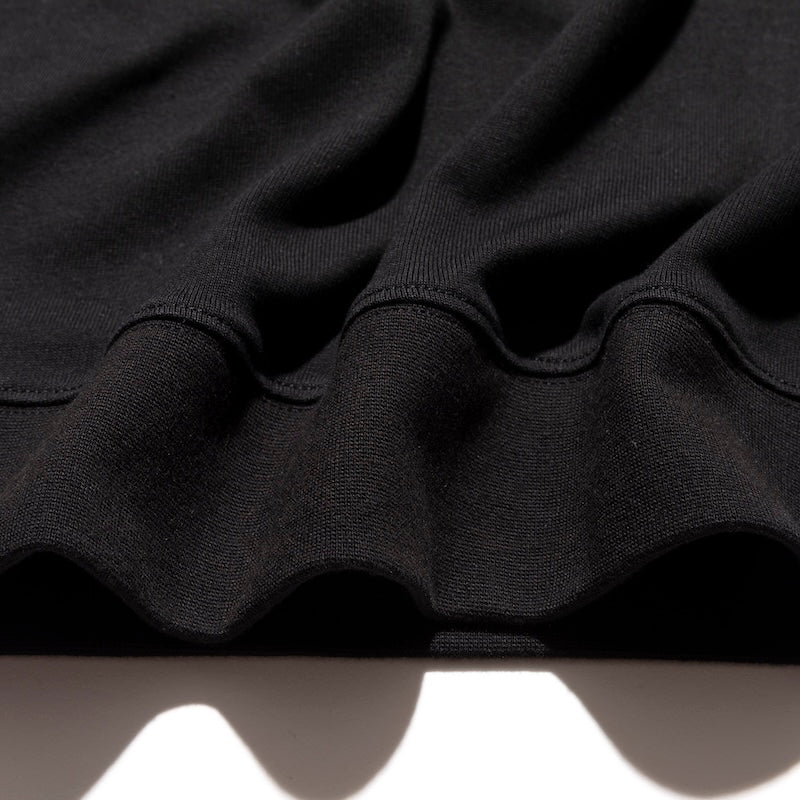 ROARK　L/STシャツ　"LABEL 9.3oz H/W L/S TEE"　(Black)