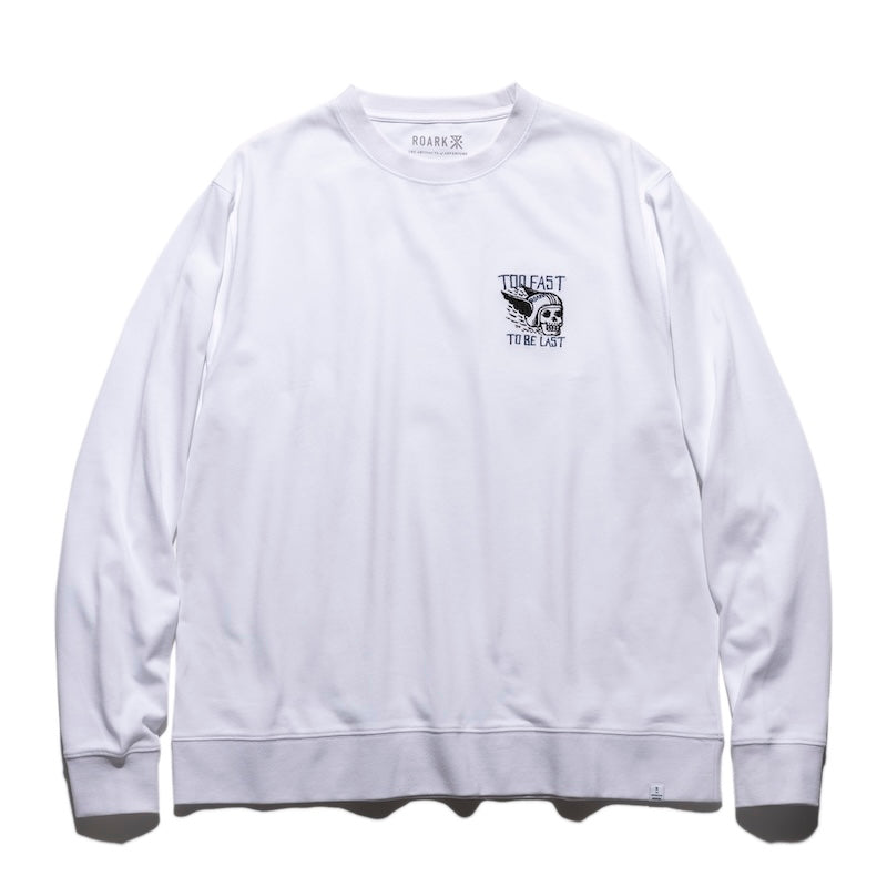 ROARK　L/STシャツ　"TOO FAST 9.3oz H/W L/S TEE"　(White)