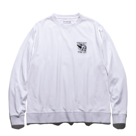 ROARK　L/STシャツ　"TOO FAST 9.3oz H/W L/S TEE"　(White)