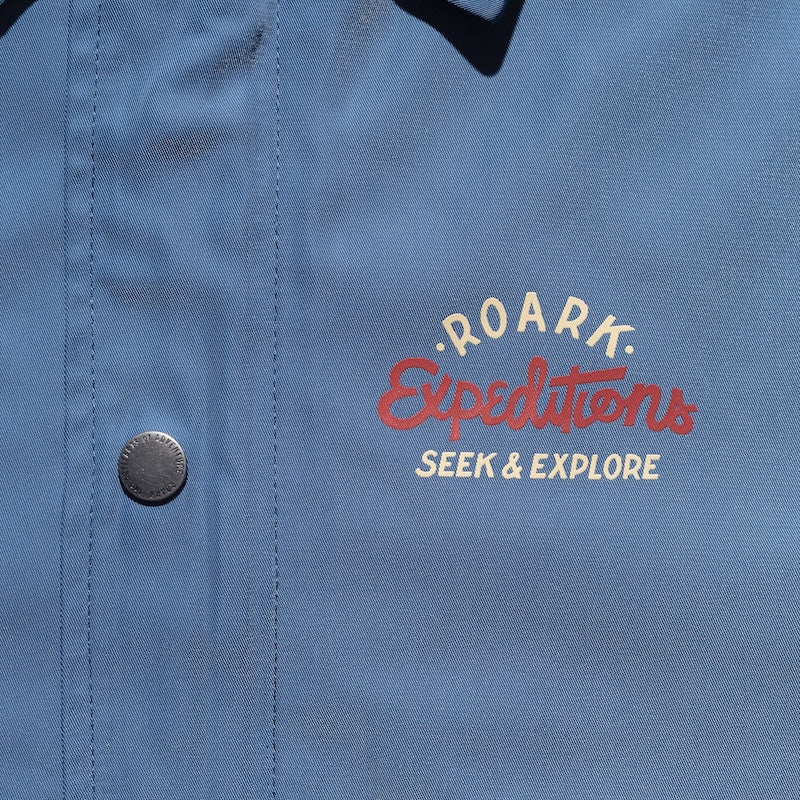 ROARK　ジャケット　"SIGN WRITER COACHES JACKET"　(Lt. Blue)
