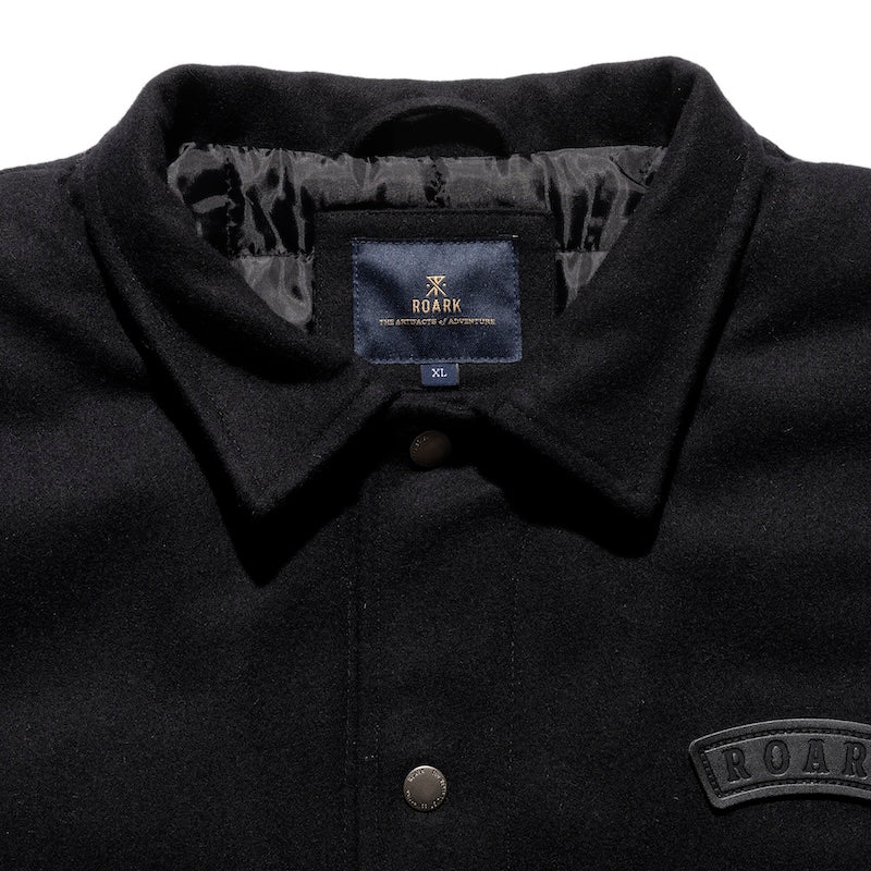 ROARK　ジャケット　"MELTON COACHES JACKET"　(Black)