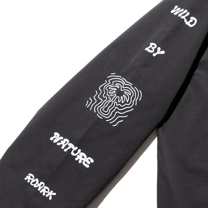 ROARK ジャケット ENGINEER SHIRTS JKT ブラック 商品画像 袖プリント