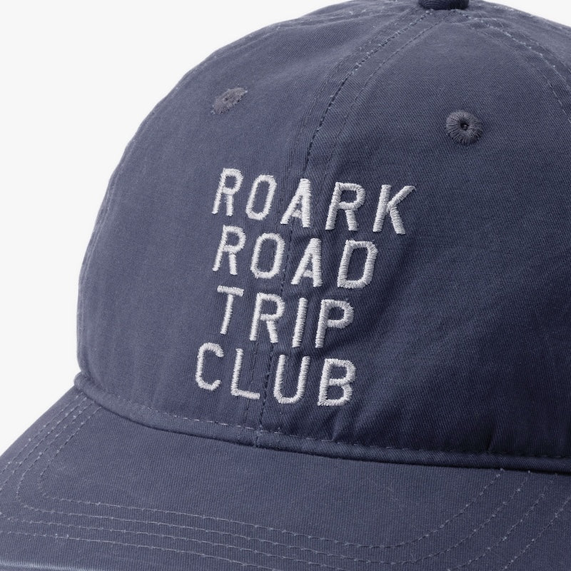ROARK キャップ ROAD TRIP 6PANEL CAP - HIGH グレー 商品画像 正面 クローズアップ