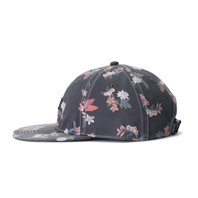 ROARK キャップ PALAWAN FLORAL 6PANEL CAP - MID ブラック 商品画像 サイドビュー