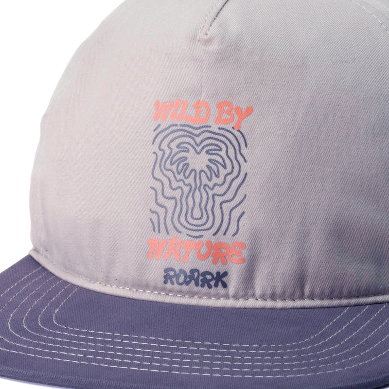 ROARK キャップ WILD BY NATURE 5PANEL CAP - MID Bone 商品画像 正面 クローズアップ