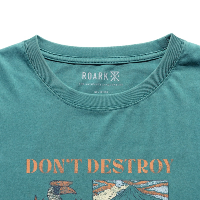 ROARK L/STシャツ ENJOY WELL WORN L/S TEE ハンター 商品画像 首元