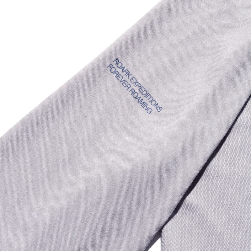 ROARK L/STシャツ TRIANGULAR L/S Dri-Release TEE グレー商品画像 右袖