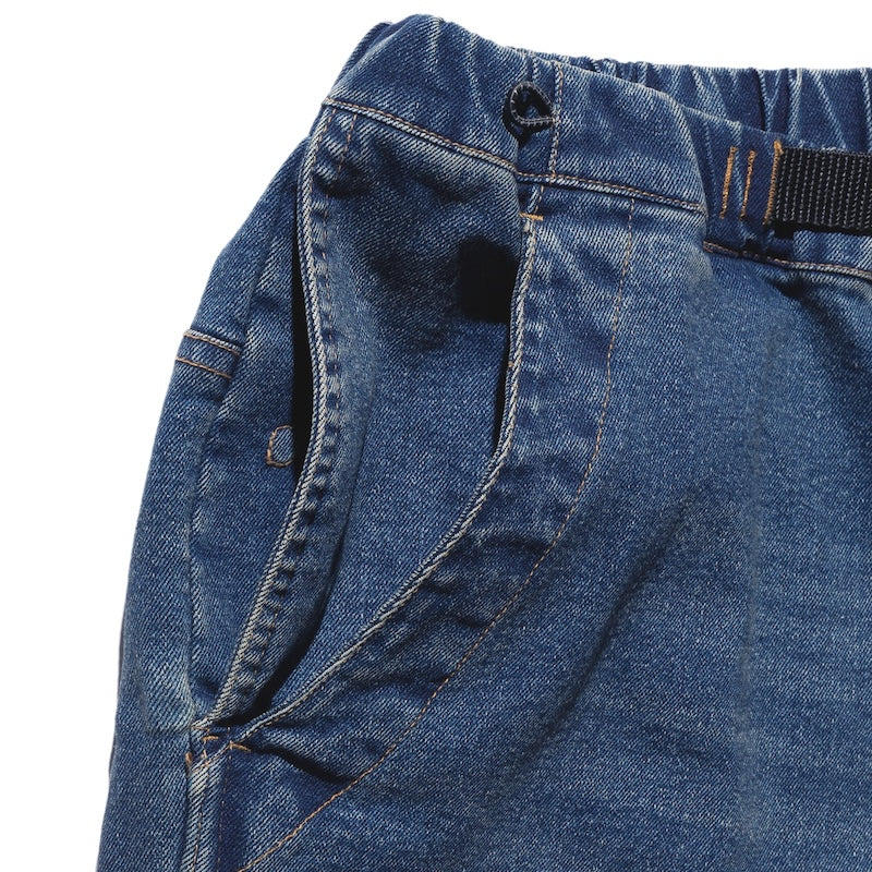 ROARK パンツ TRAVEL PANT DENIM - RELAX ストーンウォッシュ 商品画像 正面 右ポケット